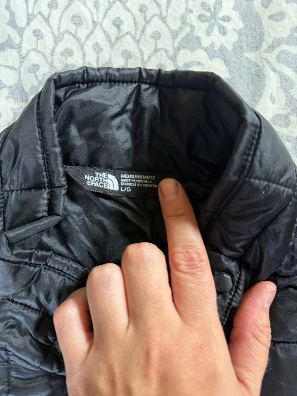 The North Face lightweight quilted
